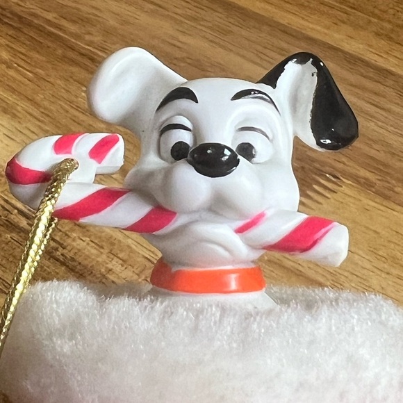 🐾Walt Disney Dalmatian Christmas Ornament With Velvet soft Red Boot. 🐾 - Picture 10 of 16